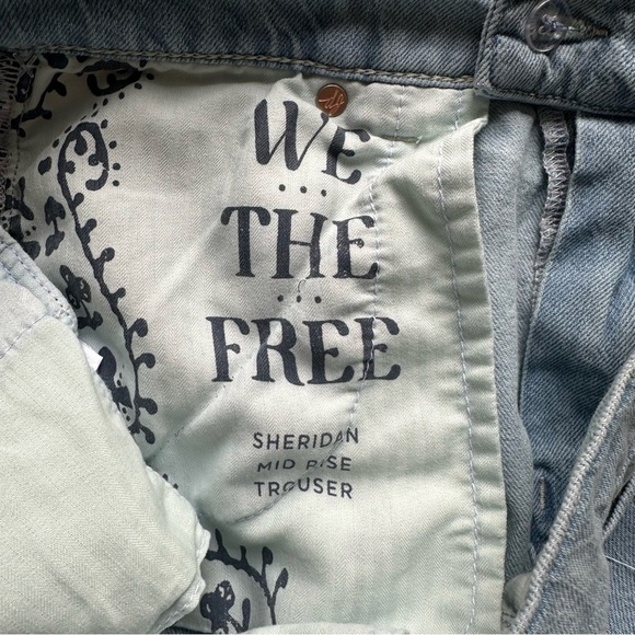 NWT Free People We the Free Sheridan Trouser Flare Jeans - Coventry Blue - 30 - Picture 10 of 11